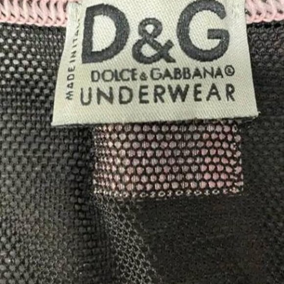 Mesh vintage Dolce & Gabbana “Like a Virgin” embroidered tank top - Picture 3 of 4